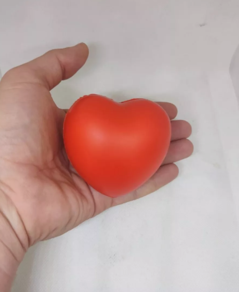 Релаксант мялка Сердце 7х7 см. / Антистресс - игрушка из полиуретана